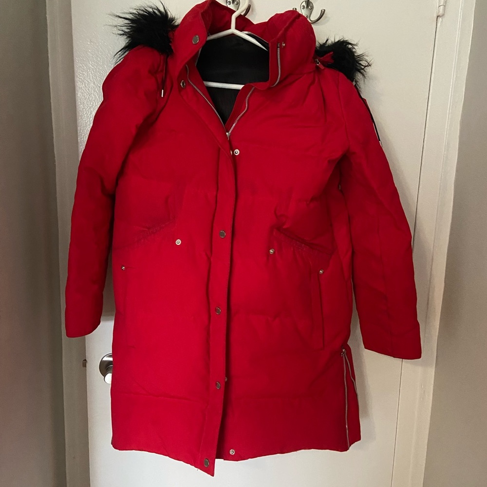 DKNY winter coat - Cherry 🍒 Red Women’s Small